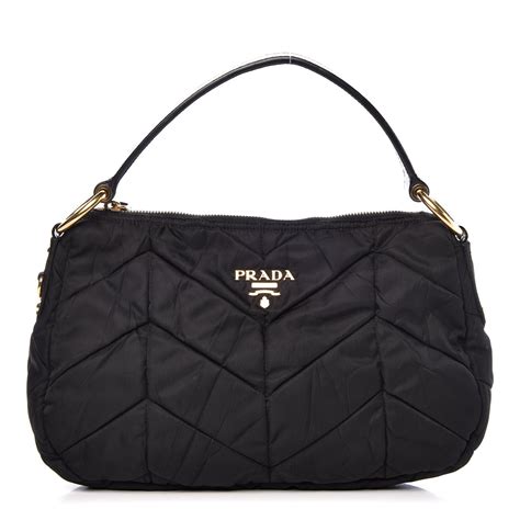 prada quilted shoulder bag black|prada nylon shoulder bag black.